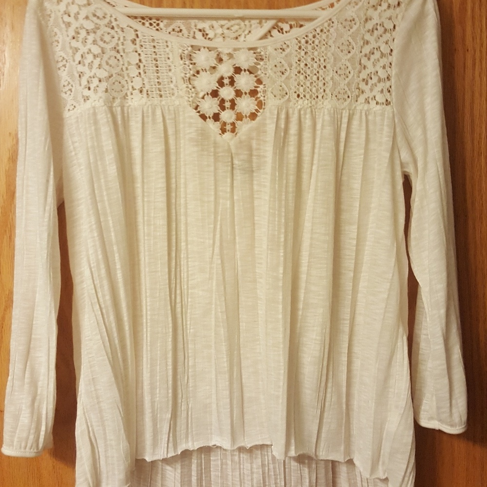 American Eagle open back boho top